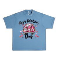 Pebble Blue happy valentine's day gnome truck Urban Heavy Tee - MaliasSmallBusiness