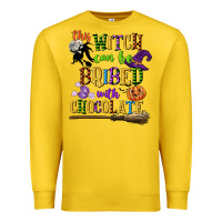 Lemon this witch can be bribed with chocolate Premium Sweatshirt - CowGirlArtShop