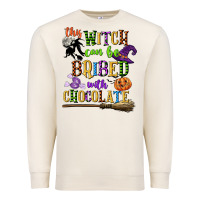 Sandshell this witch can be bribed with chocolate Premium Sweatshirt - CowGirlArtShop