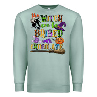 Seafoam this witch can be bribed with chocolate Premium Sweatshirt - CowGirlArtShop