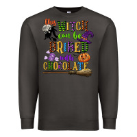 Smoke this witch can be bribed with chocolate Premium Sweatshirt - CowGirlArtShop