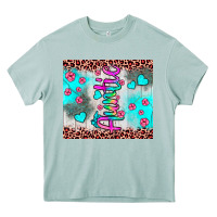 Auntie Leopard Turquoise Heavy Core Tee | Teevron