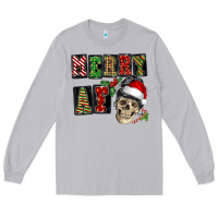 Moon Dust Merry af skeleton messy bun Long Sleeve Tee - NancyCooperArtShop