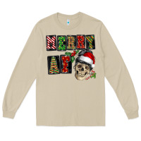 Mushroom Merry af skeleton messy bun Long Sleeve Tee - NancyCooperArtShop