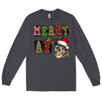Smoke Merry af skeleton messy bun Long Sleeve Tee - NancyCooperArtShop