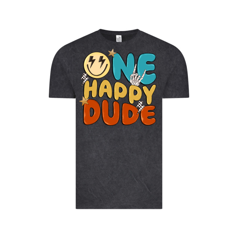 One Happy Dude Vintage Tee by MaliasSmallBusiness | Teevron