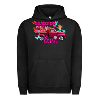 Pigment Black Loads of love valentine's day truck Urban Hoodie - FaDigitalArtStudio