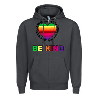 Smoke In A World Where You Can Be Anything Be Kind Zipper Hoodie - Bettercallsaul