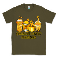 Army Green Childhood Cancer Awareness coffee cups Classic Tee - NancyCooperArtShop