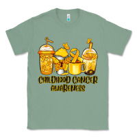 Sage Childhood Cancer Awareness coffee cups Classic Tee - NancyCooperArtShop