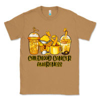 Toasted Coconut Childhood Cancer Awareness coffee cups Classic Tee - NancyCooperArtShop