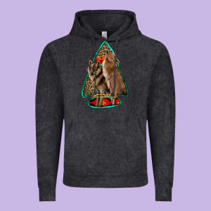 Howling Wolves Arrowhead Vintage Hoodie Designed By Jasminsmagicworld