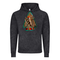 Vintage Black howling wolves arrowhead Vintage Hoodie - Jasminsmagicworld