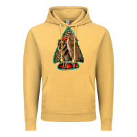 Vintage Mustard howling wolves arrowhead Vintage Hoodie - Jasminsmagicworld