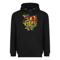 Black texas map mardi gras Heavyweight Hoodie - CowGirlArtShop