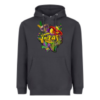 Smoke texas map mardi gras Heavyweight Hoodie - CowGirlArtShop