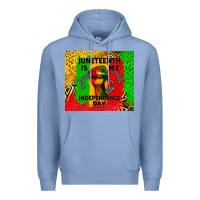 Colony Blue juneteenth is my independence day Premium Hoodie - CowGirlArtShop