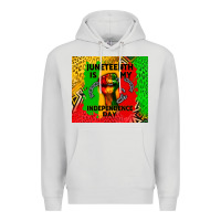 Dove Grey juneteenth is my independence day Premium Hoodie - CowGirlArtShop