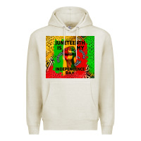 Oatmeal Heather juneteenth is my independence day Premium Hoodie - CowGirlArtShop