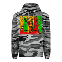 Slate Camo juneteenth is my independence day Premium Hoodie - CowGirlArtShop