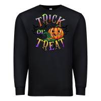 Black trick or treat Premium Sweatshirt - CowGirlArtShop