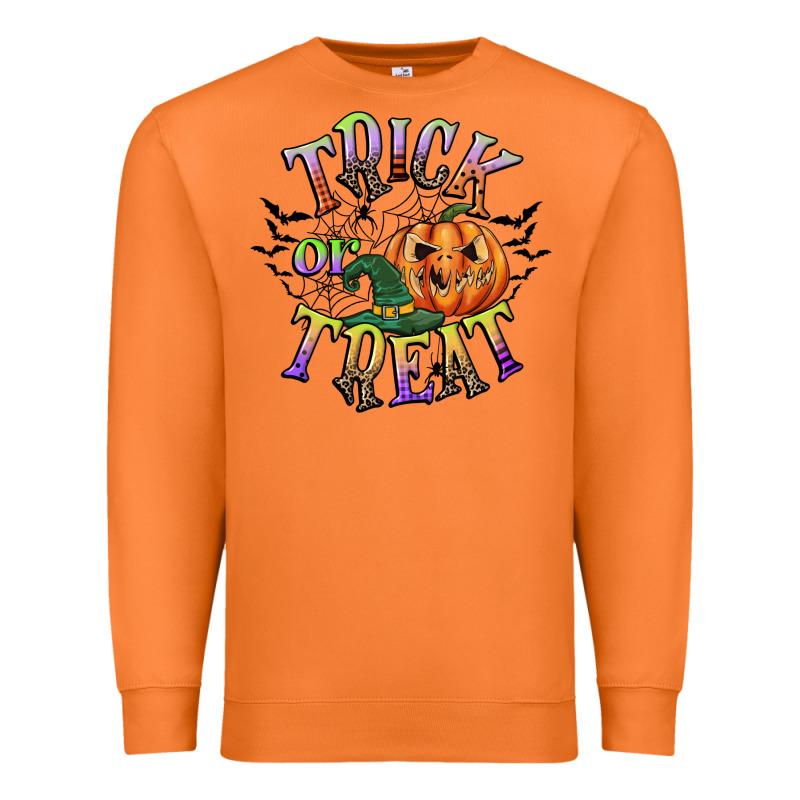 Trick Or Treat Premium Sweatshirt by CowGirlArtShop | Teevron
