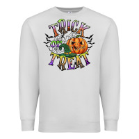 Dove Grey trick or treat Premium Sweatshirt - CowGirlArtShop