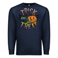 Navy trick or treat Premium Sweatshirt - CowGirlArtShop