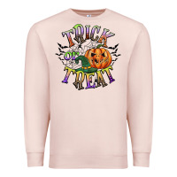 Pale Pink trick or treat Premium Sweatshirt - CowGirlArtShop