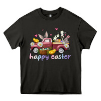 Asphalt happy easter trucks Heavy Core Tee - AdoDesignShop