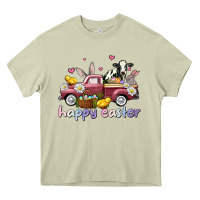Mossy happy easter trucks Heavy Core Tee - AdoDesignShop