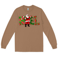 Toasted Coconut Noel Santa Long Sleeve Tee - NancyCooperArtShop