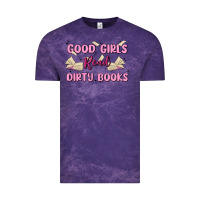 Cloud Purple good girls read dirty books Vintage Tee - MaliasSmallBusiness