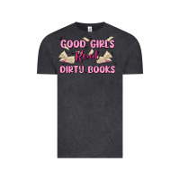 Vintage Black good girls read dirty books Vintage Tee - MaliasSmallBusiness
