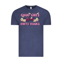 Vintage Denim good girls read dirty books Vintage Tee - MaliasSmallBusiness