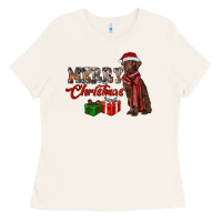 Bone merry christmas labrador retriever Ladies Tee - RanaPortraitStore