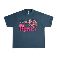 Midnight Navy howdy honey Urban Heavy Tee - MaliasSmallBusiness