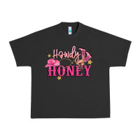 Pigment Black howdy honey Urban Heavy Tee - MaliasSmallBusiness