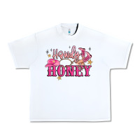 White howdy honey Urban Heavy Tee - MaliasSmallBusiness