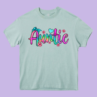 Auntie Heavy Core Tee Designed By Jahusdesignshop
