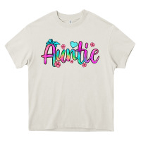 Cream auntie Heavy Core Tee - JahusDesignShop