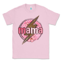 Bubblegum Pink mama lightning bolt valentine s day Classic Tee - MaliasSmallBusiness
