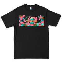 Black teacher floral pencil libbey glass Premium Tee - BundleAndBundleShop