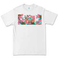 White teacher floral pencil libbey glass Premium Tee - BundleAndBundleShop