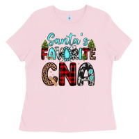 Bubblegum Pink santas favorite cna Ladies Tee - JahusDesignShop