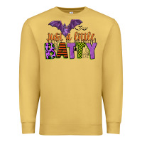 Antique Gold just a little batty Premium Sweatshirt - CowGirlArtShop