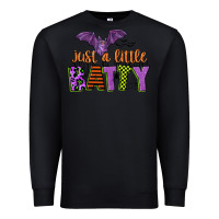 Black just a little batty Premium Sweatshirt - CowGirlArtShop