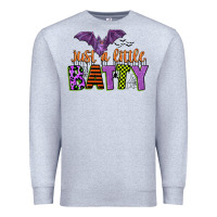Heather Grey just a little batty Premium Sweatshirt - CowGirlArtShop