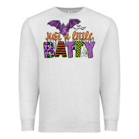 Oatmeal Heather just a little batty Premium Sweatshirt - CowGirlArtShop