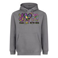 Storm peace love mardi gras Heavyweight Hoodie - CowGirlArtShop